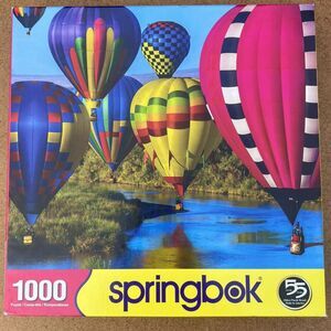 New Sealed Springbok TAKE FLIGHT 1000 Piece Puzzle Hot Air Balloons NEW